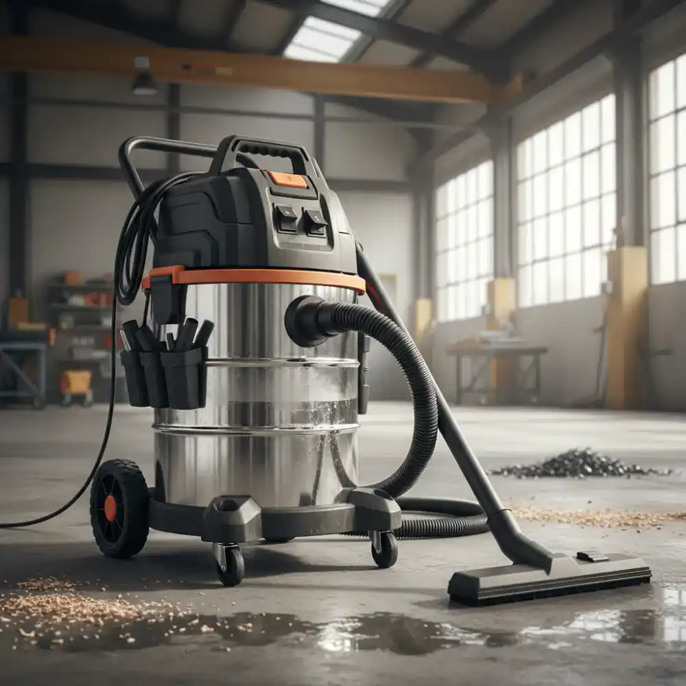 Industrial wet-dry vacuum equipment