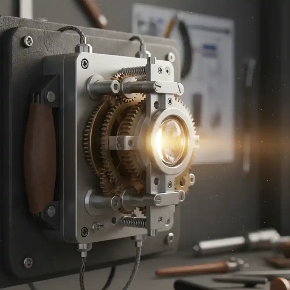 Close up of tool mechanism